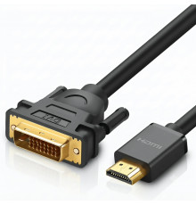 Видео-кабель-адаптер | HDMI на DVI-D | UGREEN HD106 | 1.5 метра